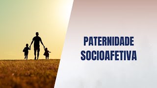 Paternidade socioafetiva [upl. by Dolly145]