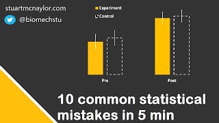 Ten Statistical Mistakes in 5 Min [upl. by Neeruam684]