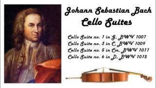 Johann Sebastian Bach  Cello suites in 432 Hz great for reading or studying [upl. by Lashondra305]